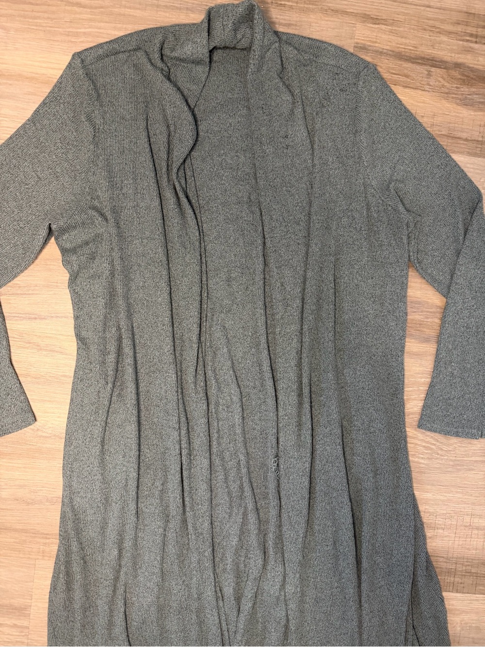 Lisa Rinna Collection Open-Front Long Cardigan - Picture 3 of 3